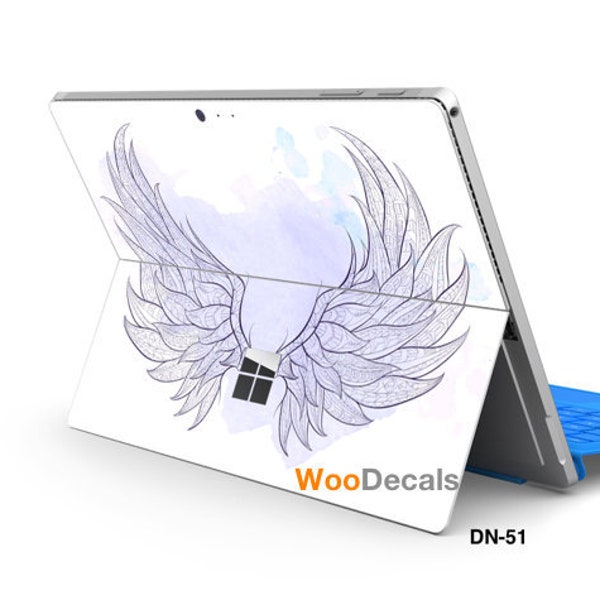 Surface Pro 9 8 X 7 6 5 4 3 Surface Go 3 1 2 Aufkleber Aufkleber Skin für Microsoft Surface Pro Go Tablet Keyboard Cover Tasche Angel es Wings DN51