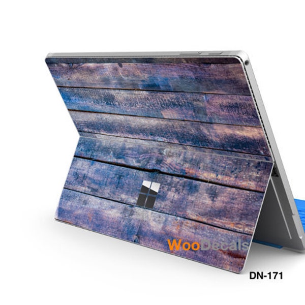 Surface Pro 9 8 x 7 6 5 4 3 Surface Go 3 1 2 Pegatina de calcomanía para Microsoft Surface Pro Tablet Laptop Calcomanías Cubiertas Manga Film Madera DN171