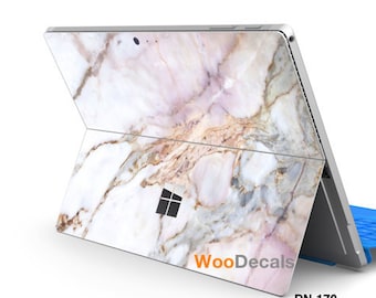 Surface Pro 9 8 X 7 6 5 4 3 Surface Go 3 1 2 Decal Sticker Skin for Microsoft Surface Pro Cover Decals Stickers Covers Pink Marble DN170