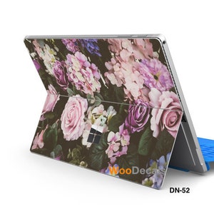 Surface Pro 9 8 X 7 6 5 4 3 Surface Go 3 1 2 Decal Sticker Skin for Microsoft Surface Pro Go Tablet Film Keyboard Covers Sleeve Flowers DN52