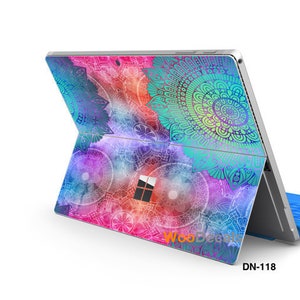 Surface Pro 9 8 X 7 6 5 4 3 Surface Go 3 1 2 Decal Sticker Skin for Microsoft Surface Pro Surface Go Tablet Keyboard Covers Mandala DN118