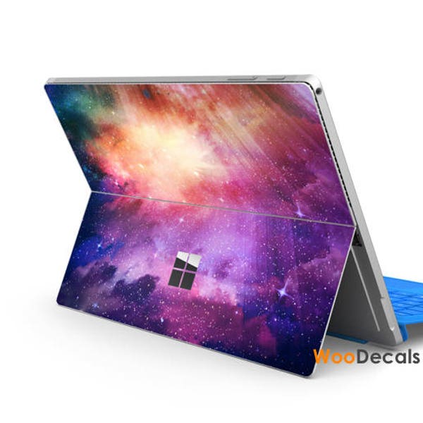 Surface Pro 9 8 X 7 6 5 4 3 Surface Go 3 1 2 Decal Sticker Skin for Microsoft Surface Pro Decals Stickers Covers Sleeve Case Nebula SJ31