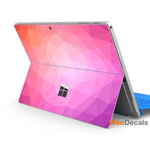 Surface Pro 9 8 X 7 6 5 4 3 Surface Go 1 2 Decal Sticker Skin for Microsoft Surface Pro Decals Keyboard Covers Sleeve Case Film Prism SJ92