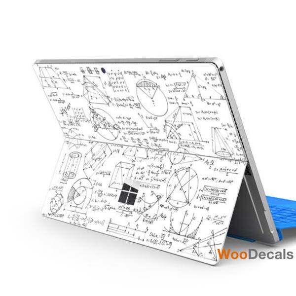 Surface Pro 9 8 X 7 6 5 4 3 Surface Go 3 1 2 Decal Sticker Skin for Microsoft Surface Pro Go Tablet Laptop Keyboard Film Foil School SJ102