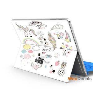 Surface Pro 9 8 X 7 6 5 4 3 Surface Go 3 1 2 Decal Sticker Skin for Microsoft Surface Pro Go Tablet Keyboard Cover Sleeve Film Doodle SJ111