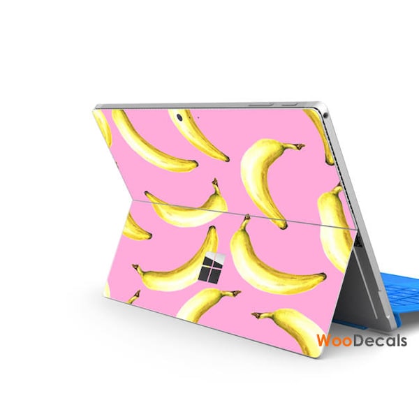 Surface Pro 9 8 X 7 6 5 4 3 Surface Go 3 1 2 Decal Sticker Skin for Microsoft Surface Pro Go Protective Sleeve Case Wrap Foil Banana SJ08