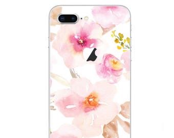 iPhone Decal Sticker Skin for iPhone 5 5S SE 6 6S 6S Plus 7 7 Plus iPhone 8 8 Plus iPhone X Cover Decals Stickers Covers Skins Floral 80