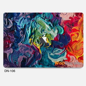 MacBook Pro Air M1 M2 Chip 15 14 11 12 13 polegadas MacBook Pro 16 polegadas Decalque adesivo pele para Apple Capa de teclado Capa para laptop Filme de manga DN106