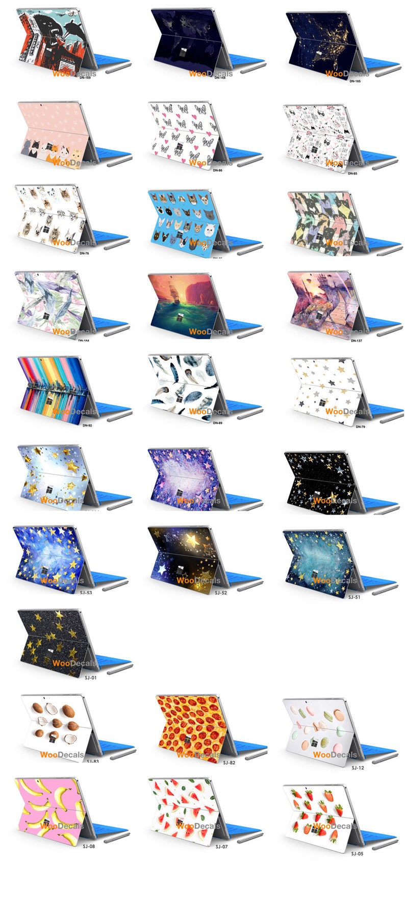 Surface Pro Decal Sticker Skin for Microsoft Surface Pro 3 4 Tablet Laptop Self-adhesive Cover Decals Stickers Covers Skins Mandala DN16