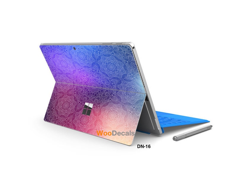 Surface Pro Decal Sticker Skin for Microsoft Surface Pro 3 4 Tablet Laptop Self-adhesive Cover Decals Stickers Covers Skins Mandala DN16
