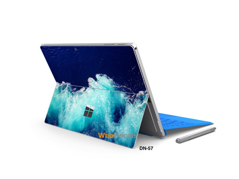 Surface Pro 9 8 X 7 6 5 4 3 Surface Go 3 1 2 Decal Sticker Skin for Microsoft Surface Pro Go Tablet Laptop Decals Covers Sleeve Wave DN57
