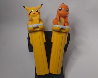 Two Vintage 1998 Pokémon Candy Dispensers