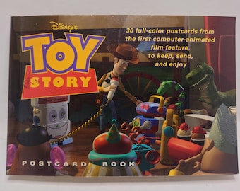 Vintage 1995 Toy Story Postcard Book