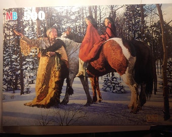 Vintage 1995 Frontier Days "The Four Directions" Puzzle