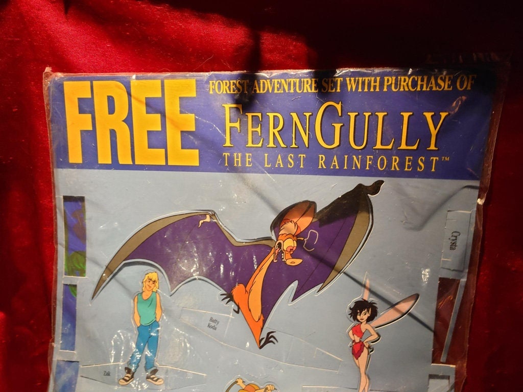 Vintage 1992 Ferngully VHS and the Last Rain Forest