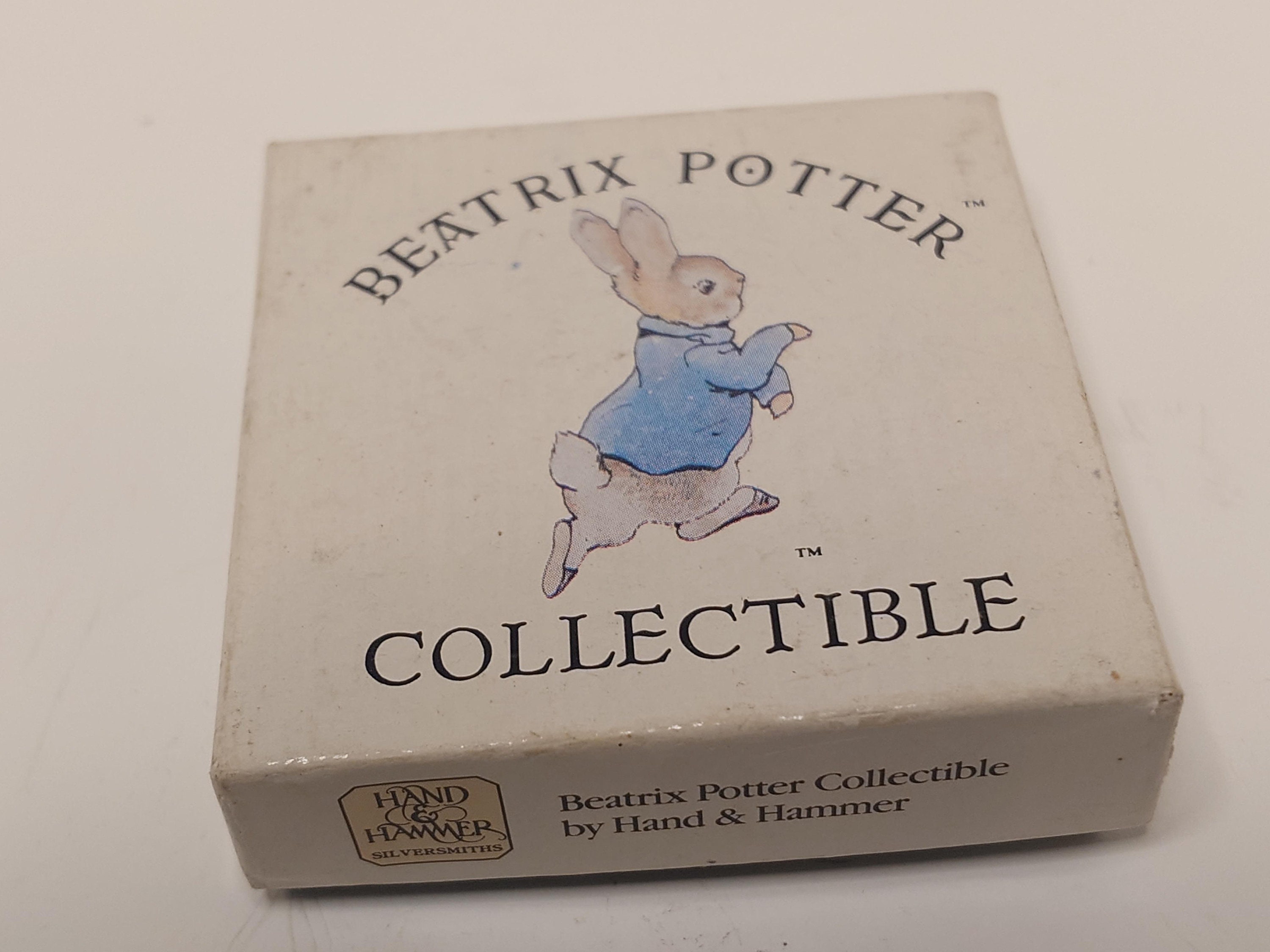 Vintage 1990 Beatrix Potter Peter Rabbit Silver Ornament - Etsy
