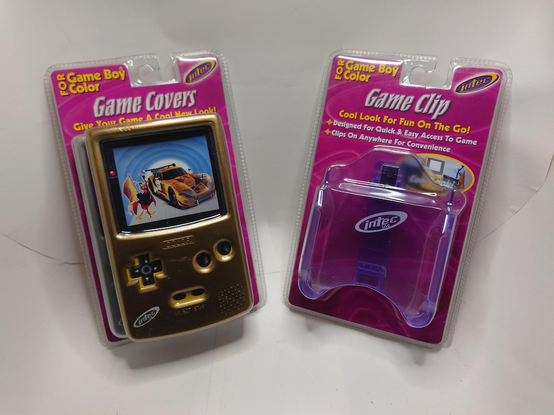 Vintage 2001 Intec Game Boy Color Accessories Etsy