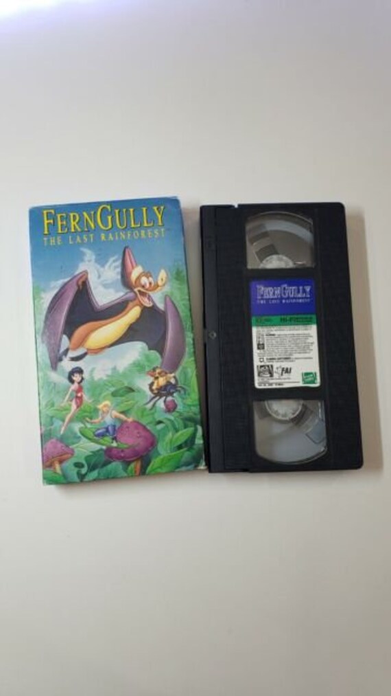 Vintage 1992 Ferngully VHS and the Last Rain Forest