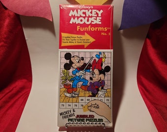 Vintage 1960's Walt Disney Puzzle Mickey Mouse Donald Duck - Etsy
