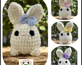 Crochet Bunny with Bow