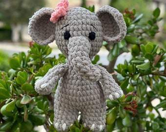 Crochet Elephant Plushie