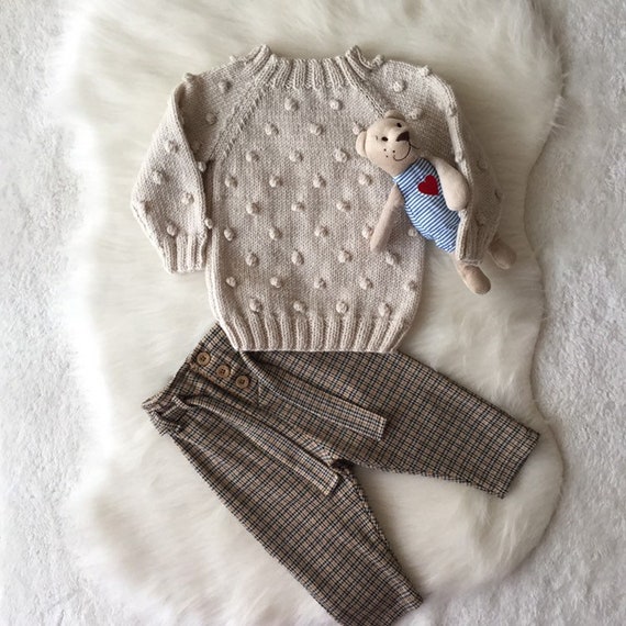 baby popcorn cardigan