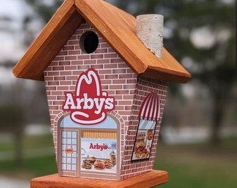 Arby's Birdhouse wrapped four sides