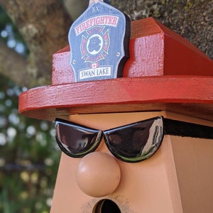 Firefighter Personalized Birdhouse