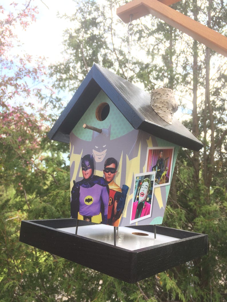 Batman & Robin Bird Feeder Etsy