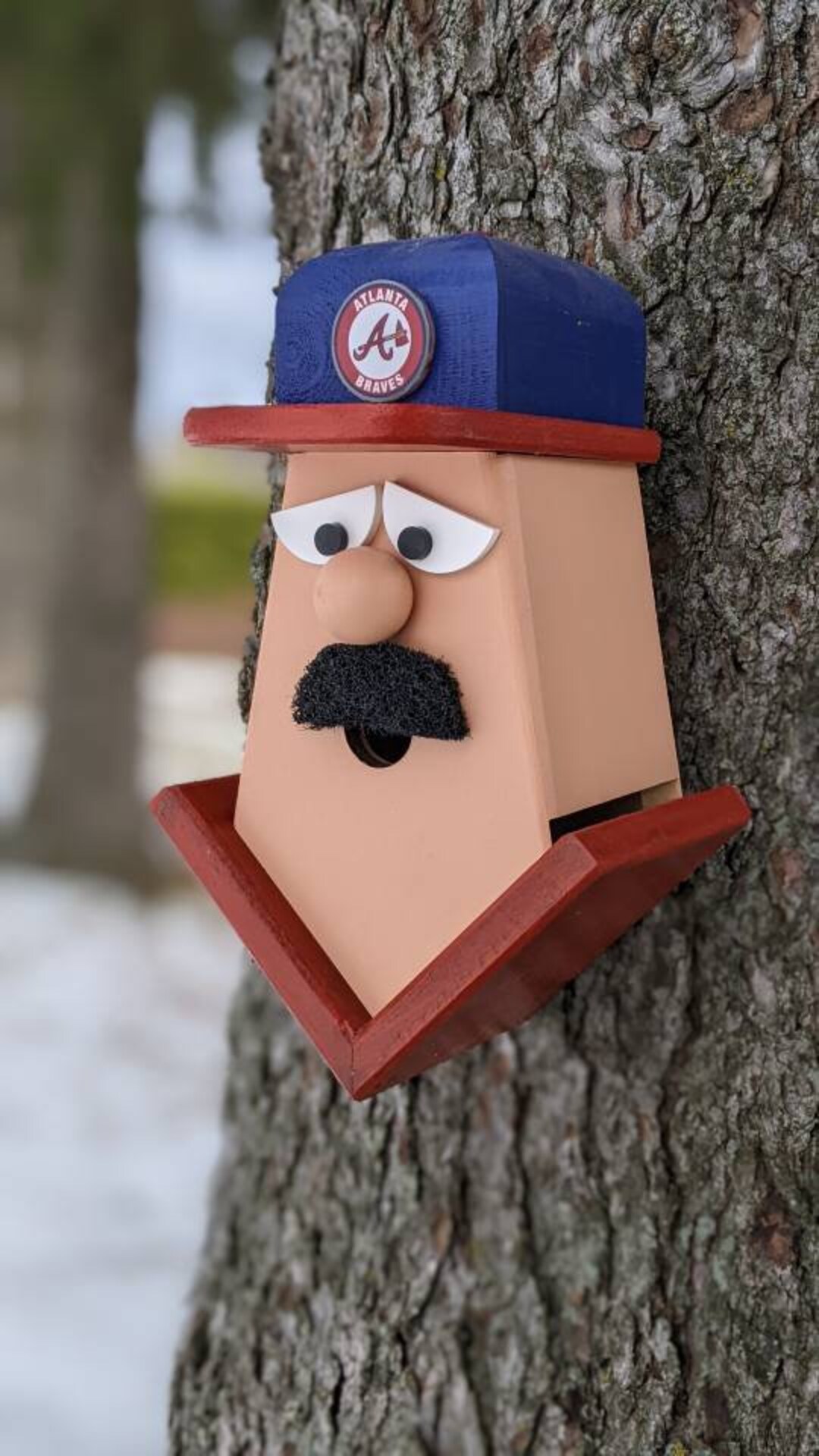 Atlanta Braves Birdhouse Etsy