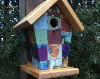 Custom Quilt Birdhouse