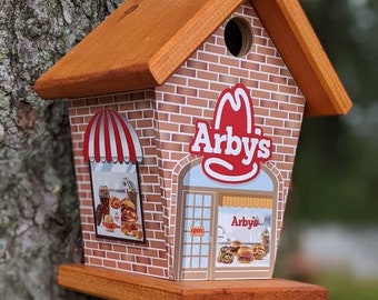 Personalized Arby's Birdhouse