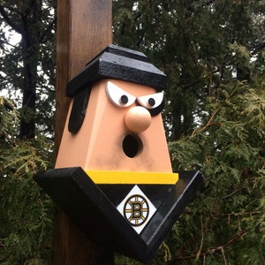 Casa para pájaros de los Boston Bruins