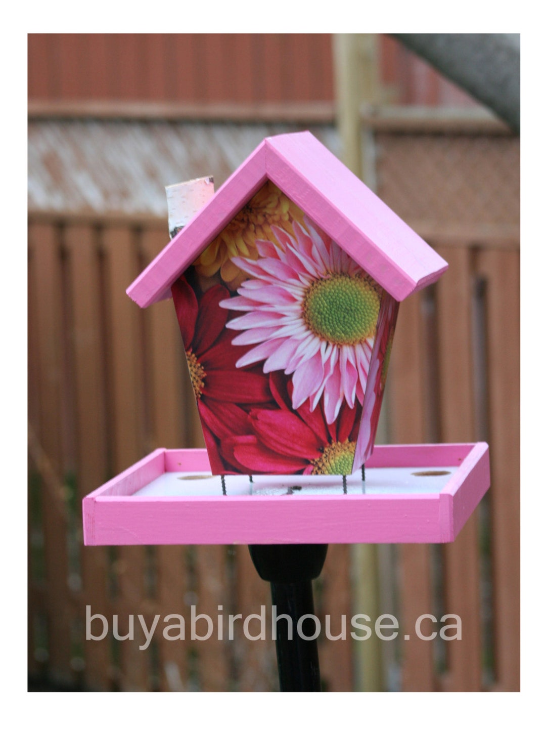 Flowers Bird Feeder Etsy