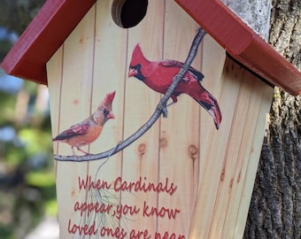 Cardinal Birdhouse