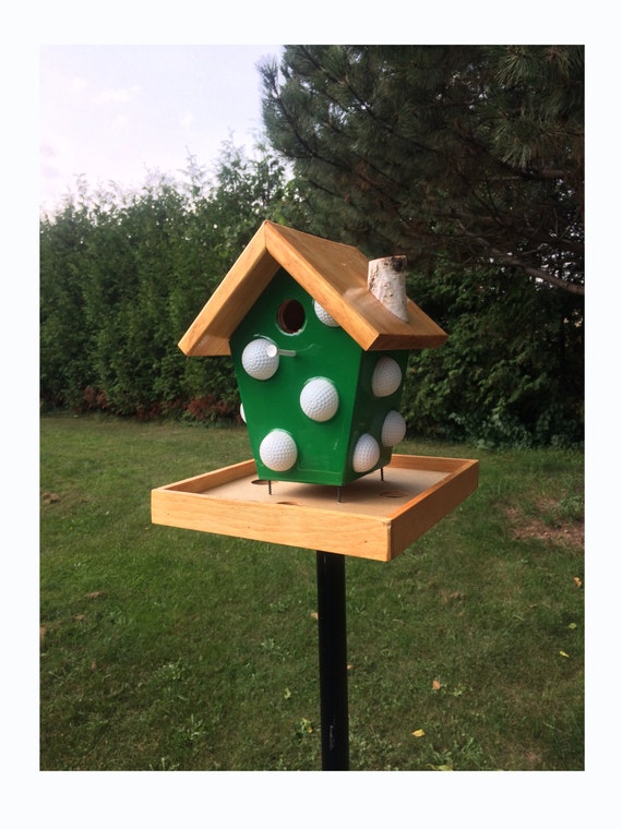 Golf Ball Tee Bird Feeder Etsy