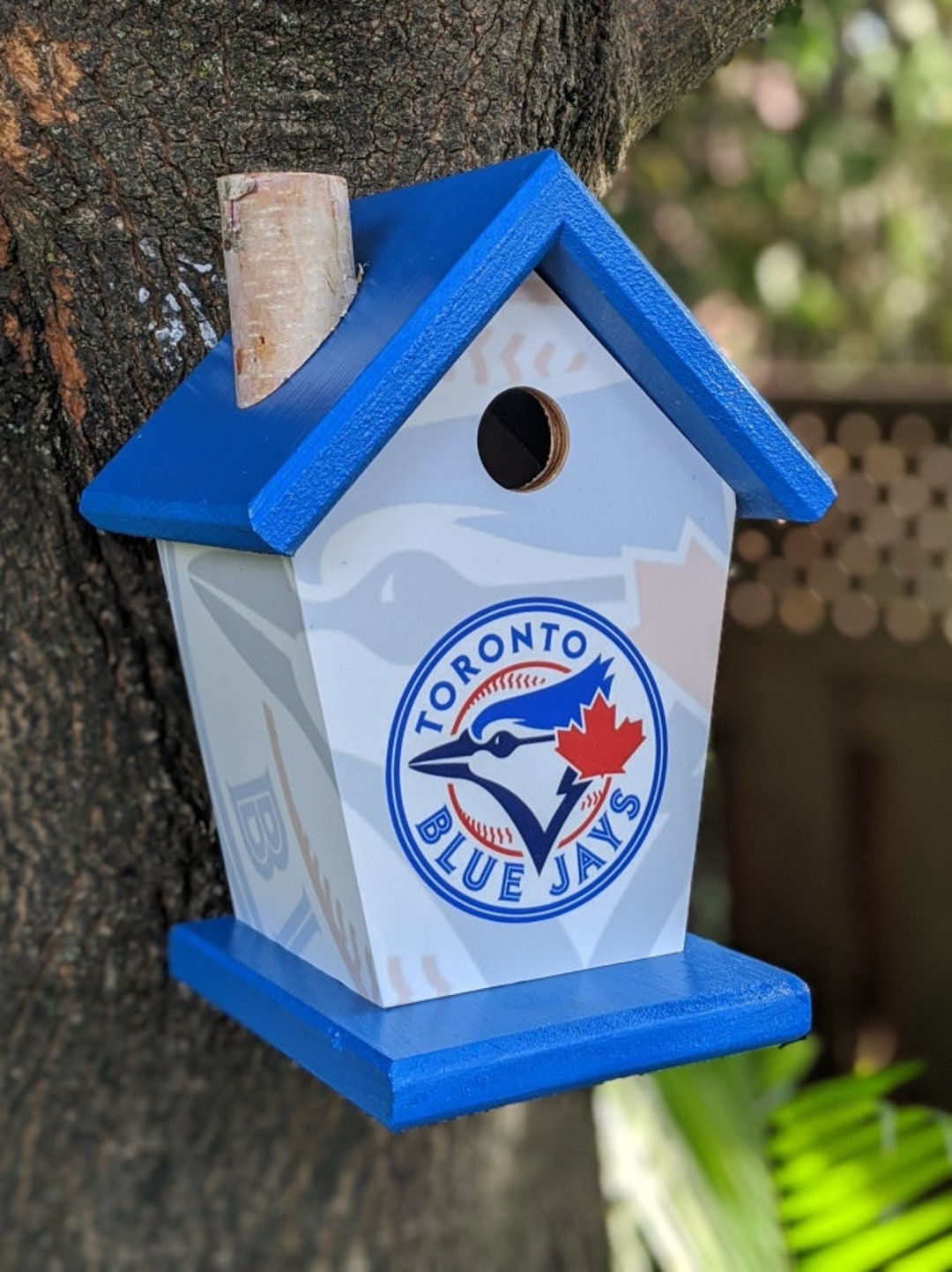 Blue Jays Birdhouse Etsy