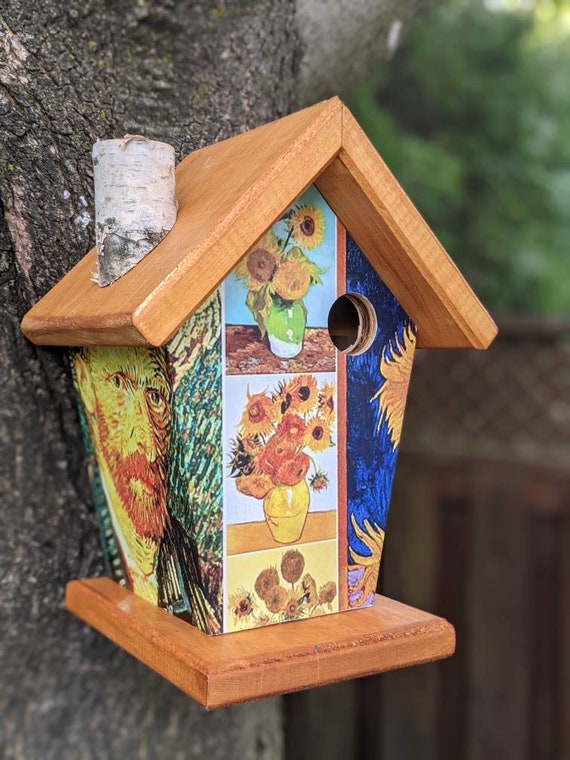 Zonnebloemen Vincent Van Gogh Vogelhuisje - Etsy Nederland