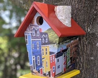 Jelly Bean Row Newfoundland Birdhouse