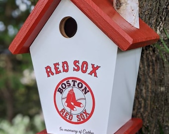 Boston Red Sox Personalized Birdhouse