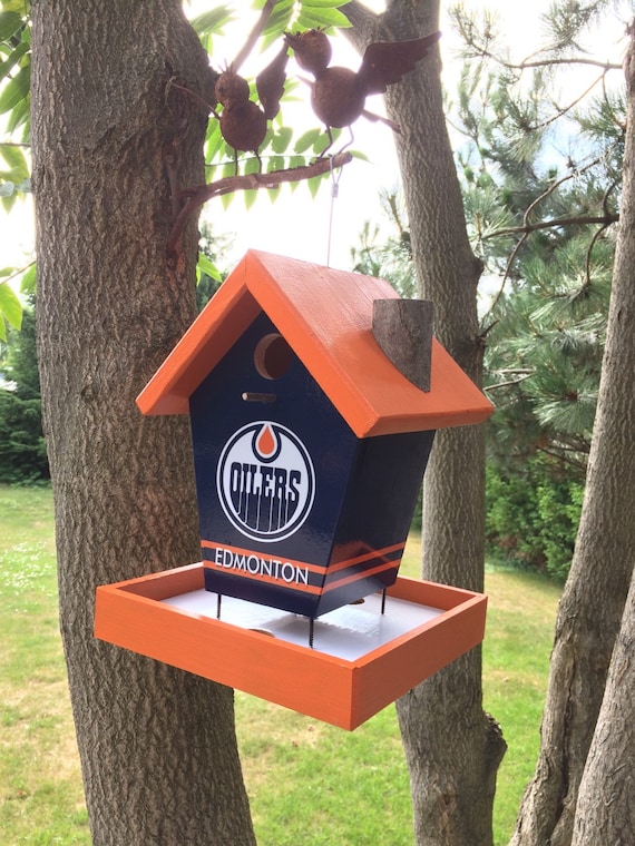 Edmonton Oilers Bird Feeder Etsy