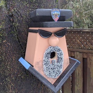 Clovis Police Officer Birdhouse