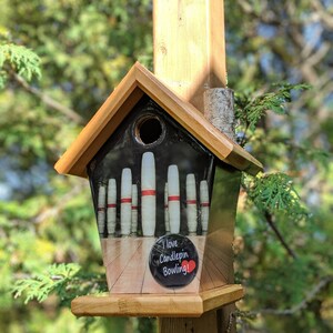 I Love Candlepin Bowling! Birdhouse