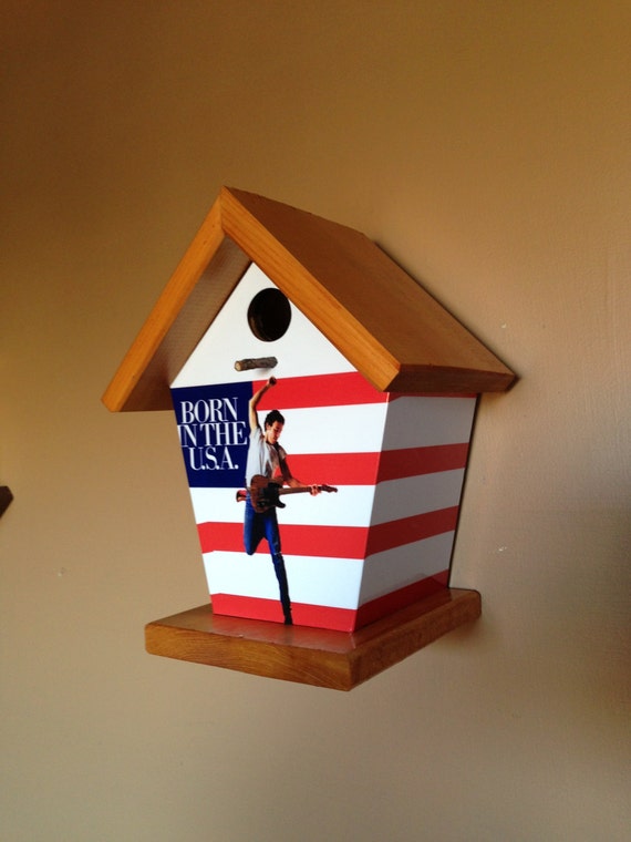 Bruce Springsteen Birdhouse Etsy