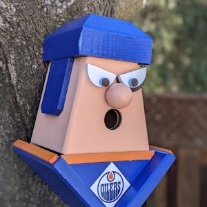 Edmonton Oilers Birdhouse