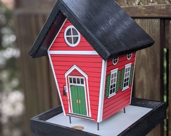 School House Bird Feeder