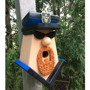 Ontario Provincial Police Officer Birdhouse image 2