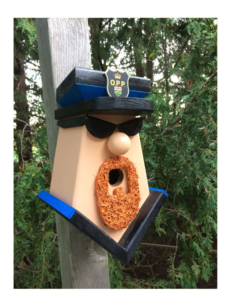 Ontario Provincial Police Officer Birdhouse image 2