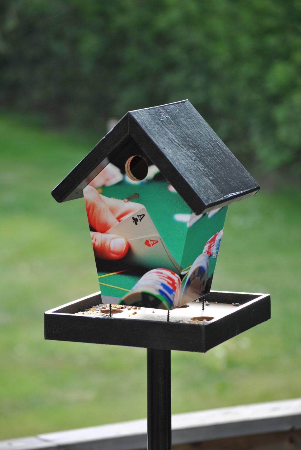 Poker Game Bird Feeder Etsy Canada