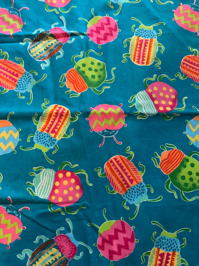Washable Reusable Bedwetting Mattress Bed Pad Potty Training Protection Blue Bugs Insects